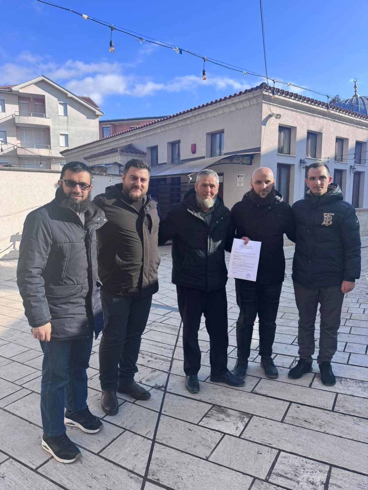 (Фото): Лабуништа со двајца претставници во Муфтиството на Струга и Ријасетот на ИВЗ