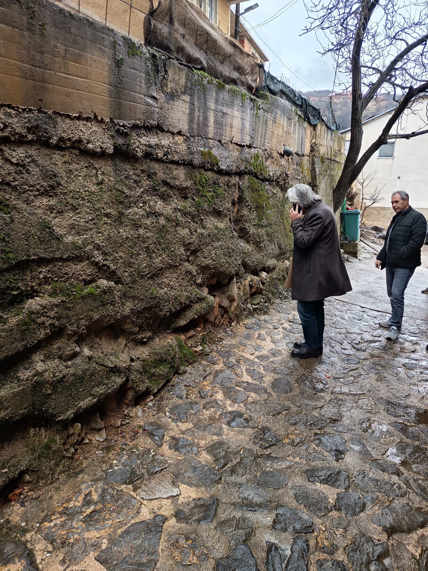 (Фото):Увид на терен за реализација на инфраструктурни проекти во Лабуништа